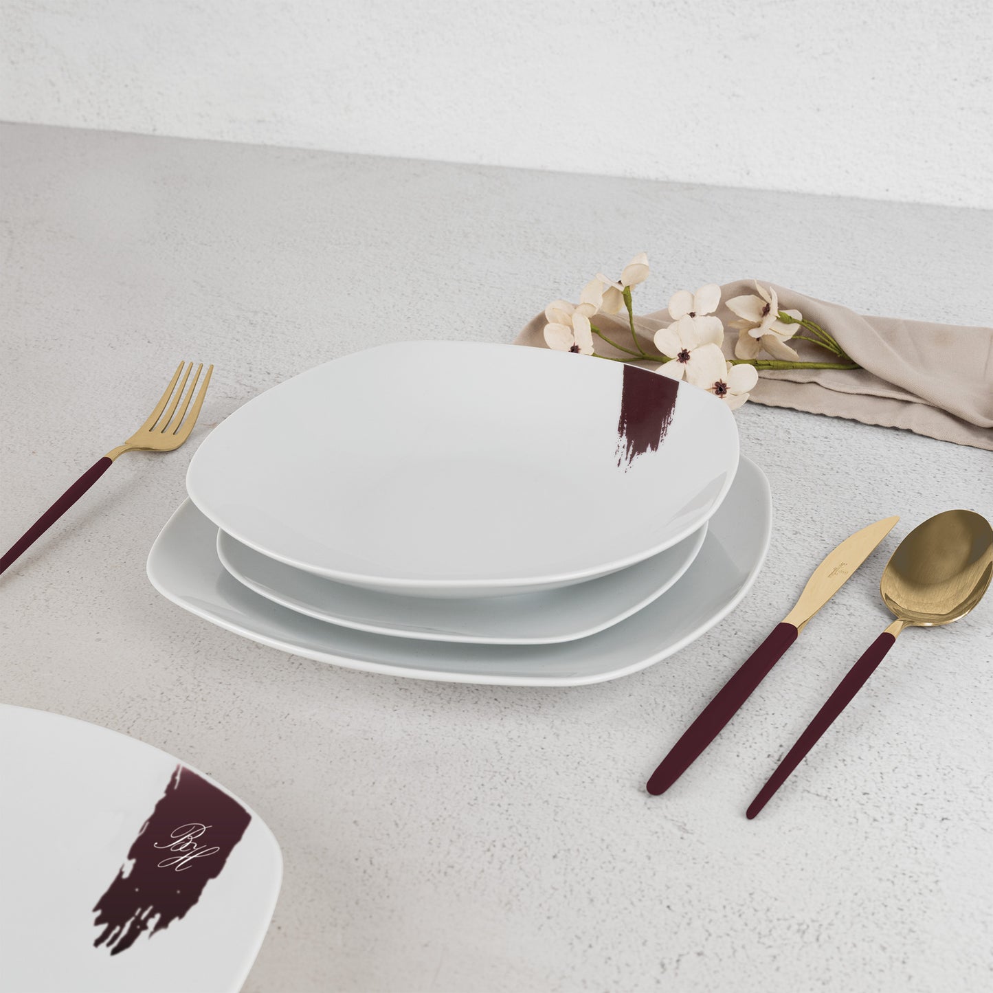 Set Farfurii de Porțelan | 18 Piese
