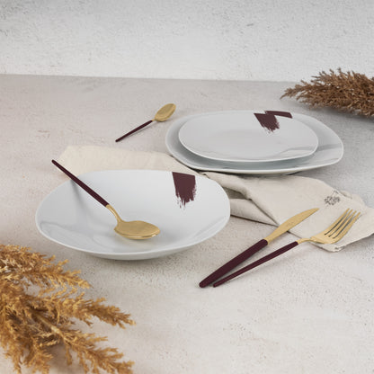 Set Farfurii de Porțelan | 18 Piese