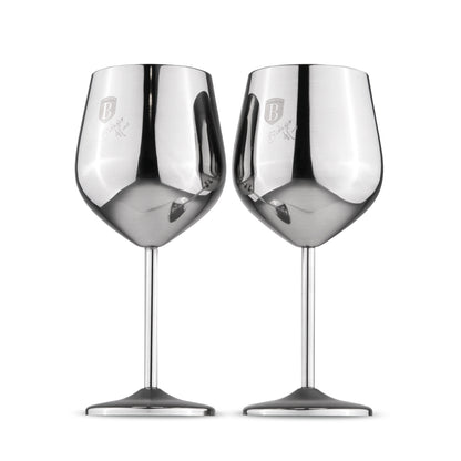 Set 2 Pahare de Vin cu Picior Înalt