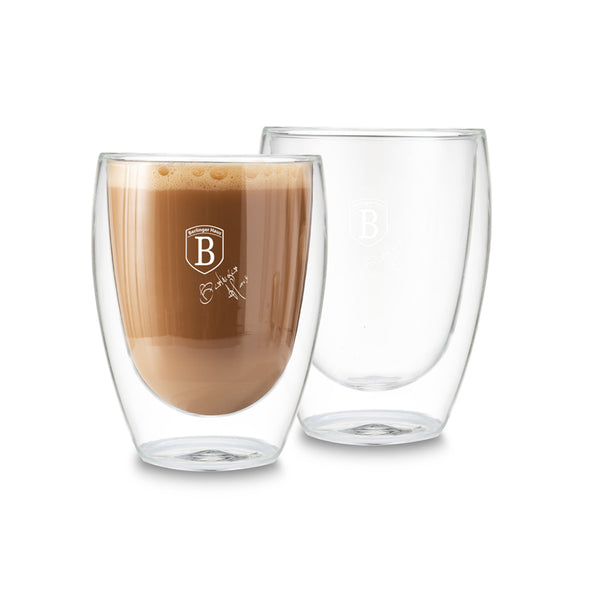 Set 2 Pahare din Sticlă cu Perete Dublu