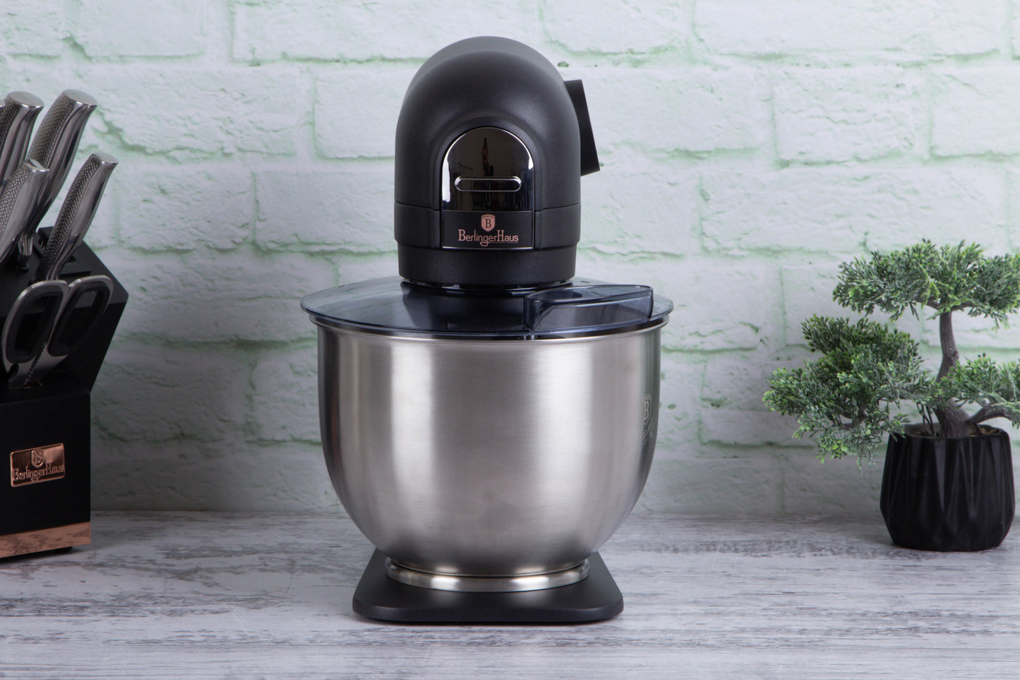 Mixer Profesional cu Ecran Digital și Bol din Inox (5 L)