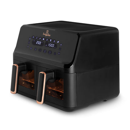 Airfryer cu Două Coșuri și Fereastră Vizibilă (8,2 L)