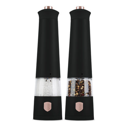 Set 2 Râșnițe Electrice pentru Sare și Piper
