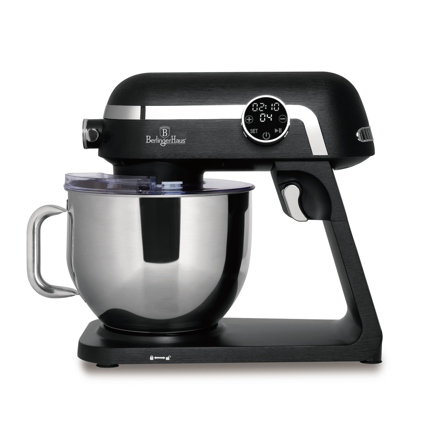 Mixer Profesional cu Ecran Digital și Bol din Inox (7 L)