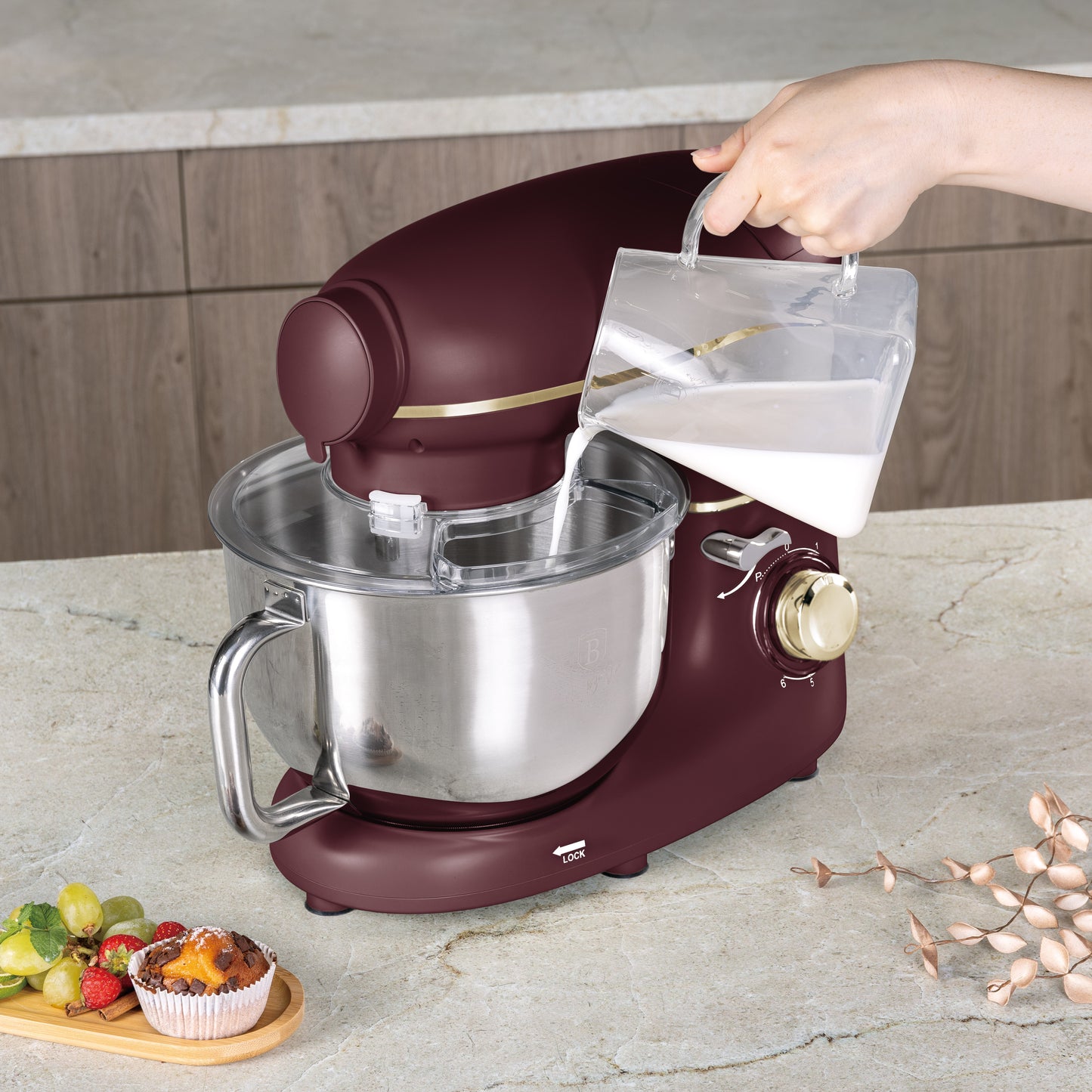 Mixer Multifuncțional 4 în 1 cu Bol din Inox (5,5 L)