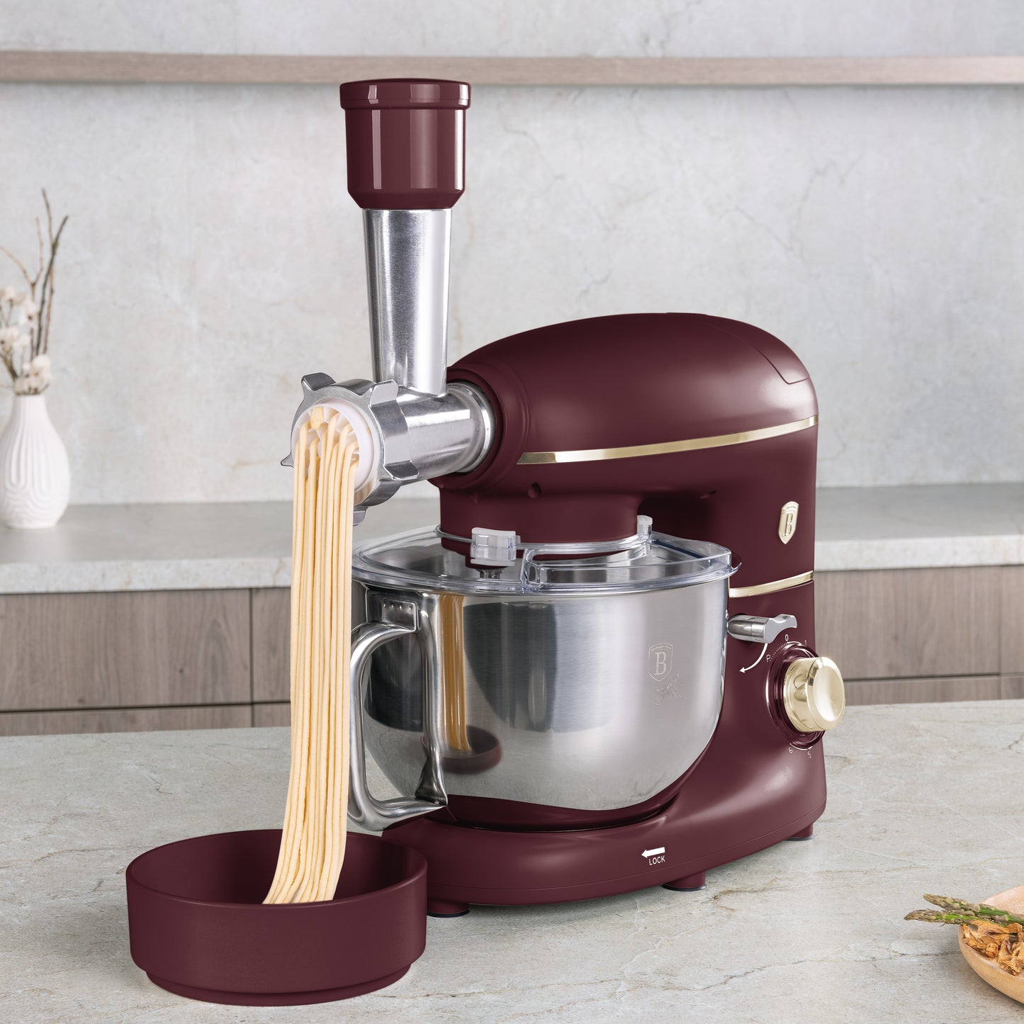 Mixer Multifuncțional 4 în 1 cu Bol din Inox (5,5 L)