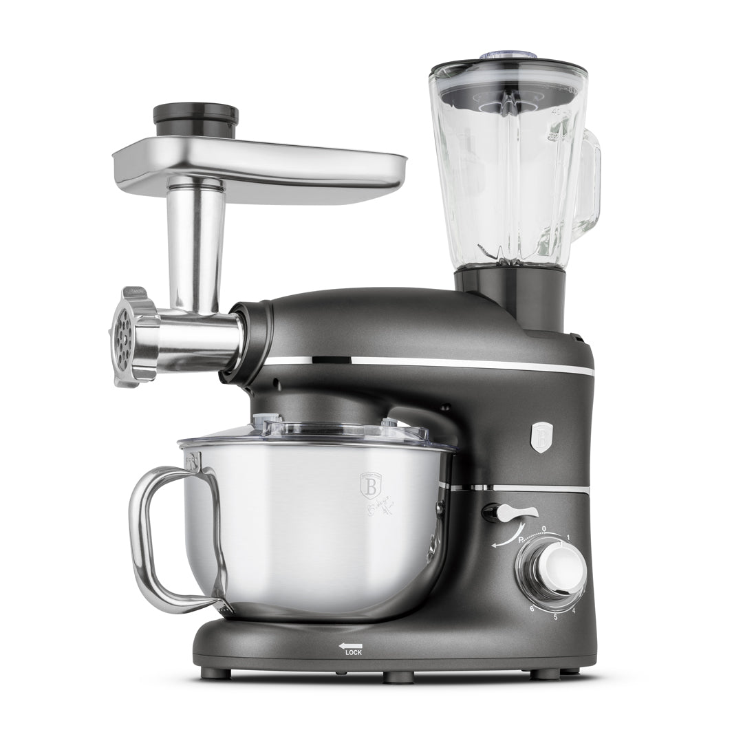 Mixer Multifuncțional 4 în 1 cu Bol din Inox (5,5 L)