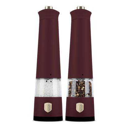 Set 2 Râșnițe Electrice pentru Sare și Piper