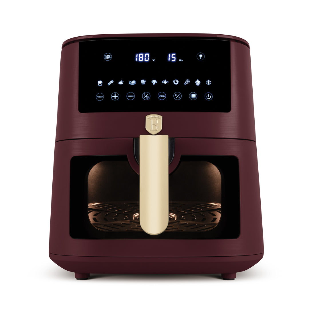 Airfryer cu Ecran Digital și Fereastră Vizibilă (8 L)