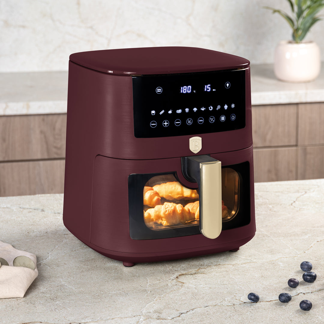 Airfryer cu Ecran Digital și Fereastră Vizibilă (8 L)