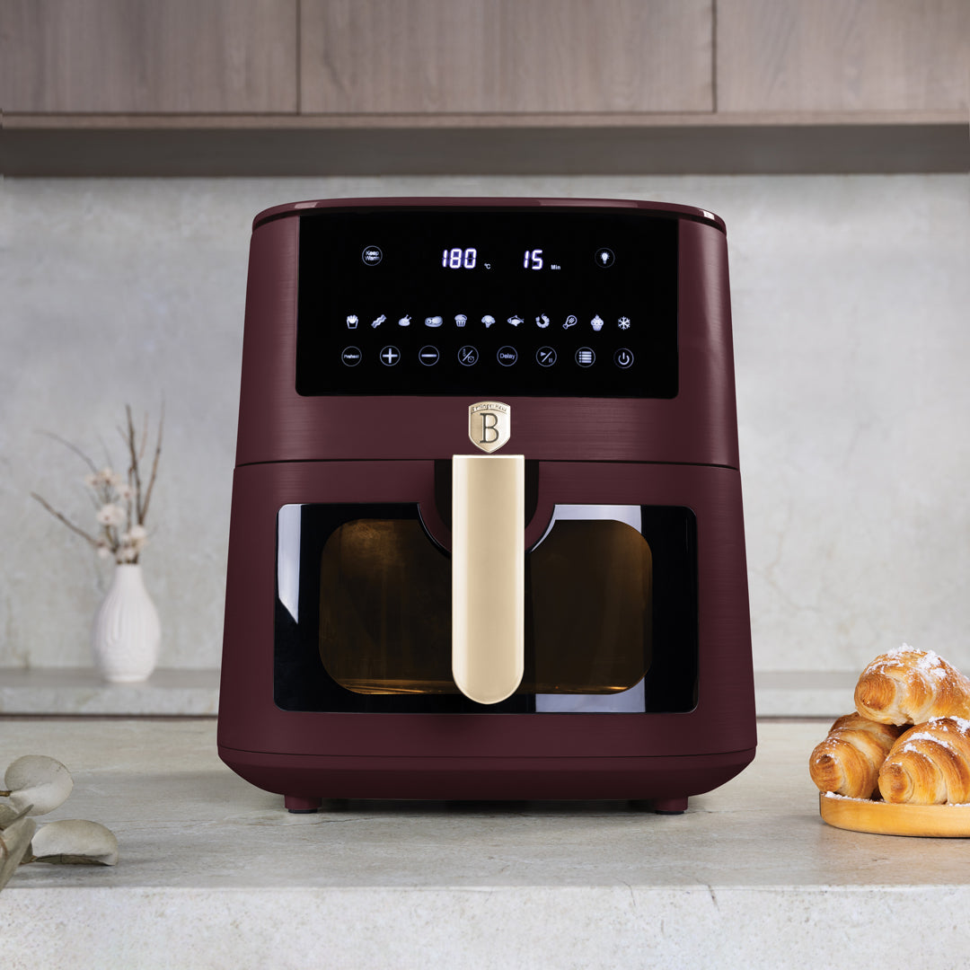 Airfryer cu Ecran Digital și Fereastră Vizibilă (8 L)