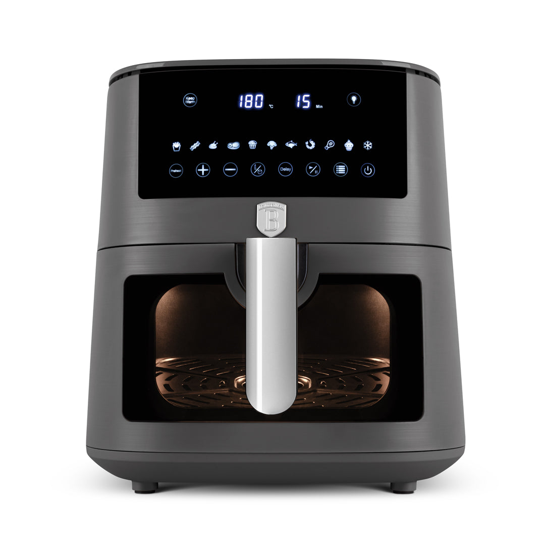 Airfryer cu Ecran Digital și Fereastră Vizibilă (8 L)