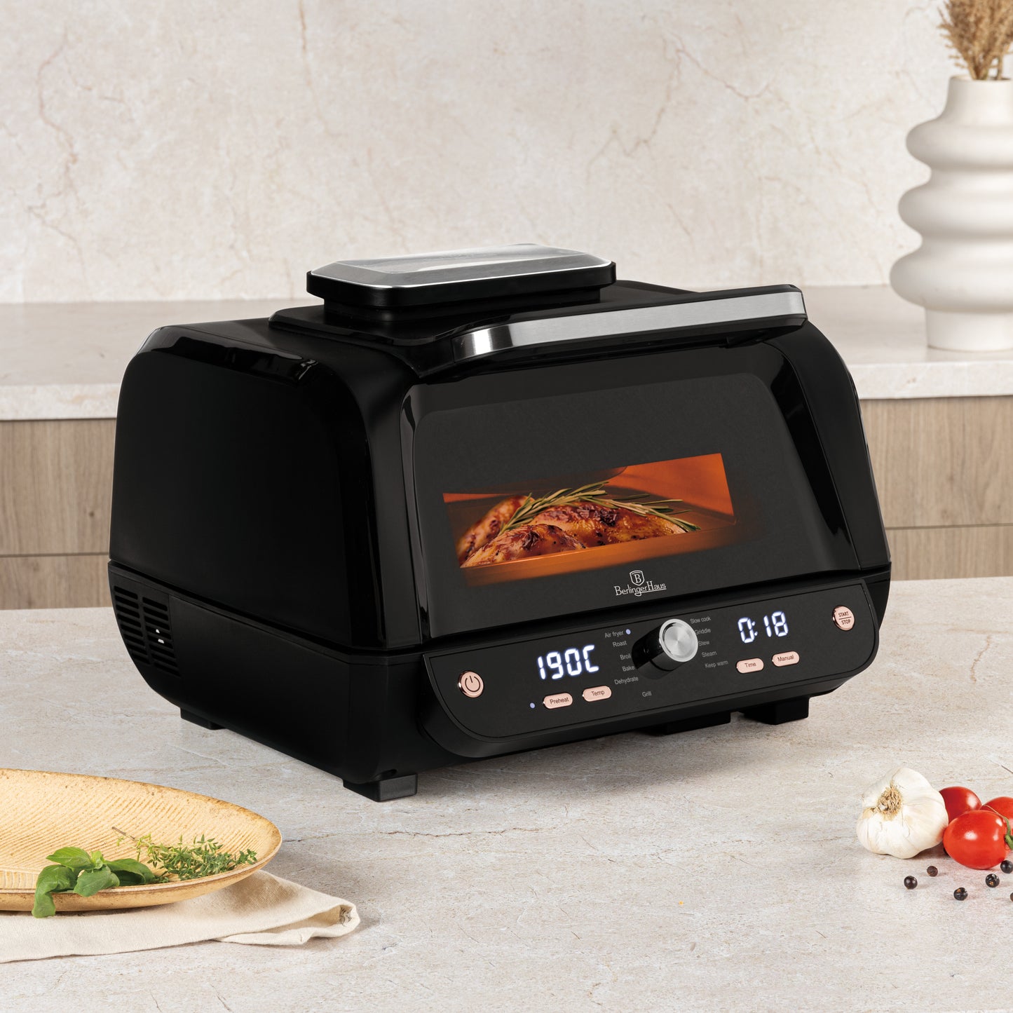 Air Grill cu Fereastră Vizibilă | 12 în 1