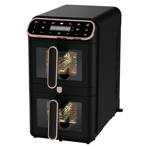 Airfryer cu Două Coșuri și Fereastră Vizibilă (11 L)