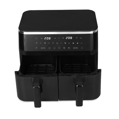 Airfryer cu Două Coșuri și Fereastră Vizibilă (9 L)